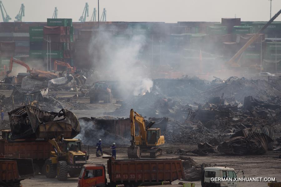 CHINA-TIANJIN-WAREHOUSE EXPLOSION-CLEANUP (CN)