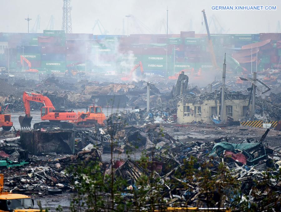 CHINA-TIANJIN-EXPLOSION-DEATH TOLL (CN)