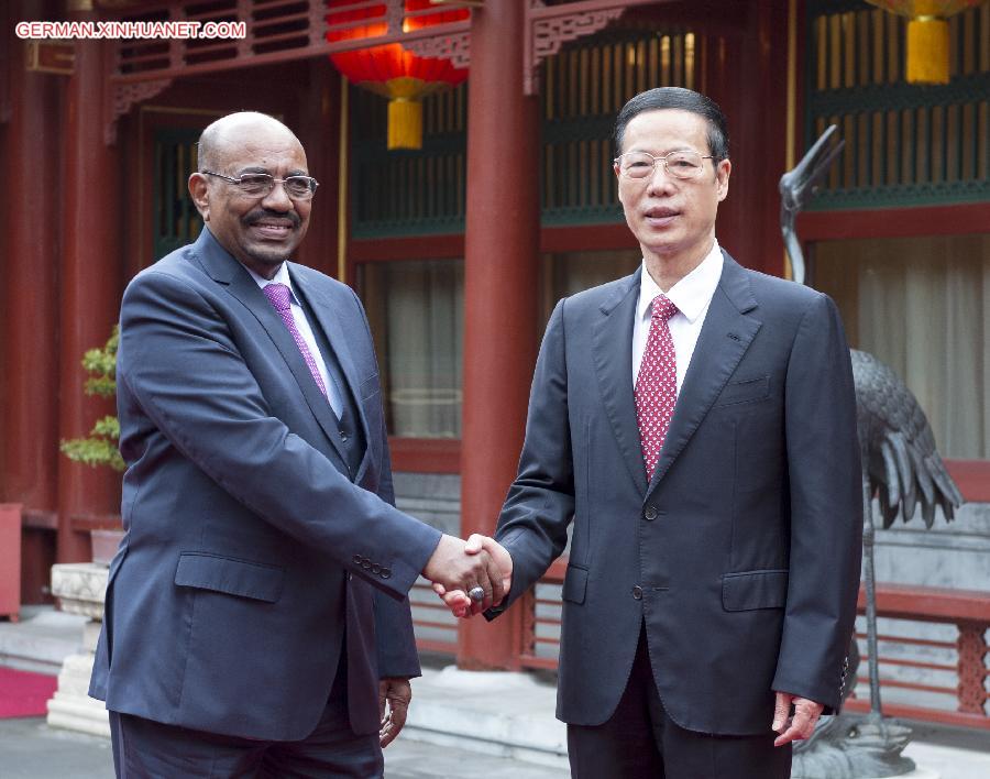 CHINA-BEIJING-ZHANG GAOLI-SUDAN-PRESIDENT-MEETING (CN)