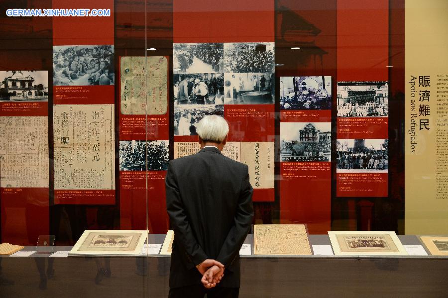 CHINA-MACAO-V-DAY COMMEMORATION-EXHIBITION (CN)