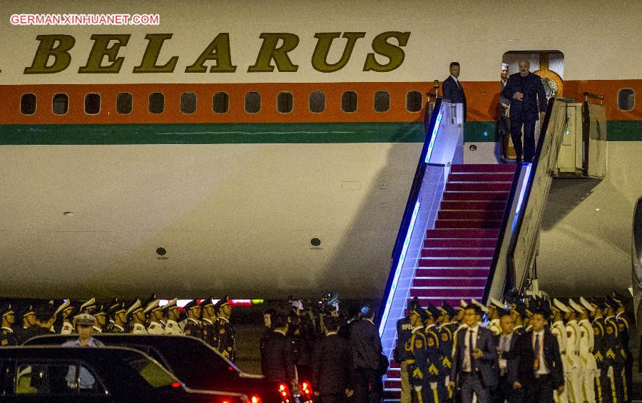 CHINA-BEIJING-BELARUSIAN PRESIDENT-ARRIVAL(CN)