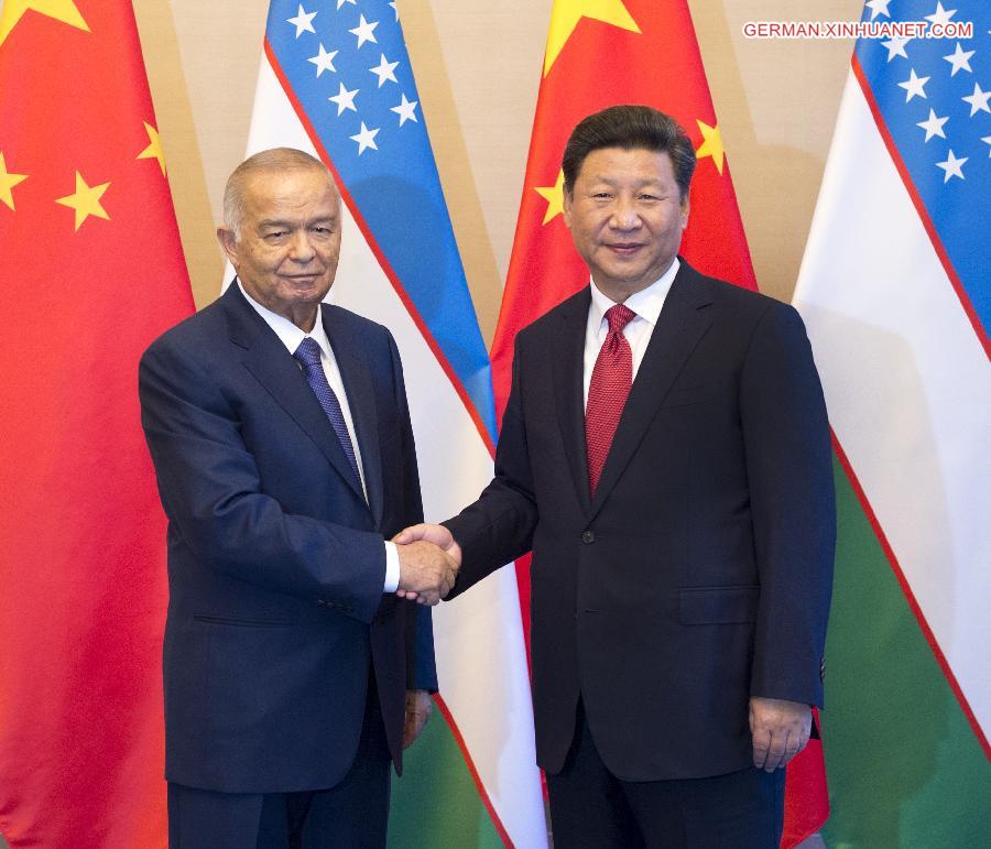CHINA-XI JINPING-UZBEKISTAN PRESIDENT-MEETING(CN)