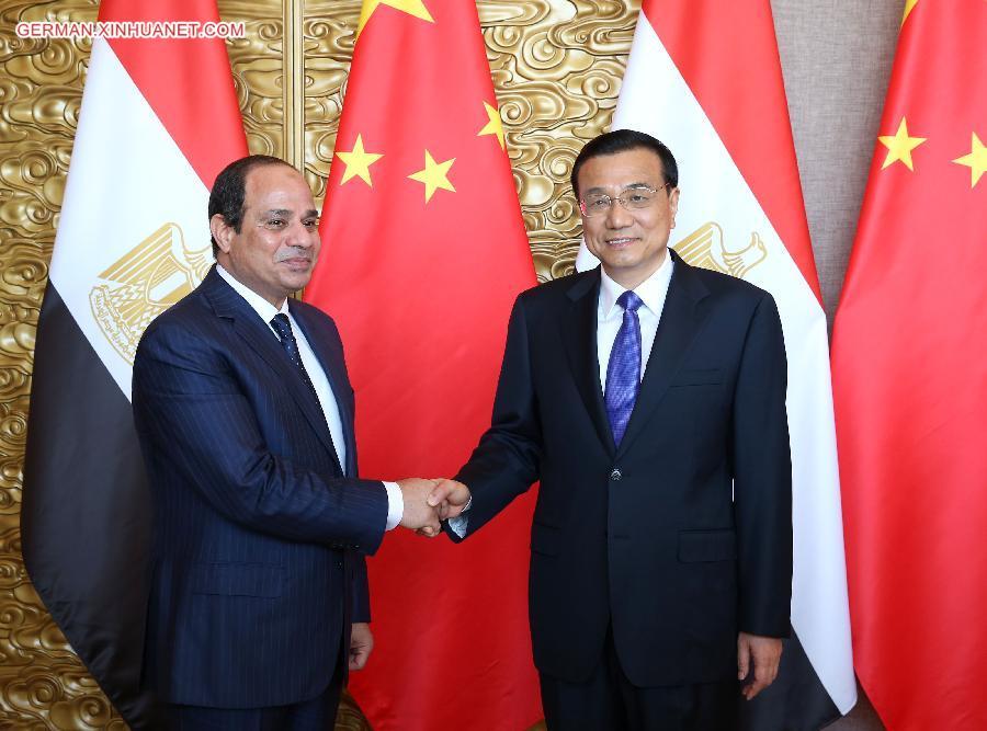 CHINA-BEIJING-LI KEQIANG-EGYPTIAN PRESIDENT-MEETING (CN)