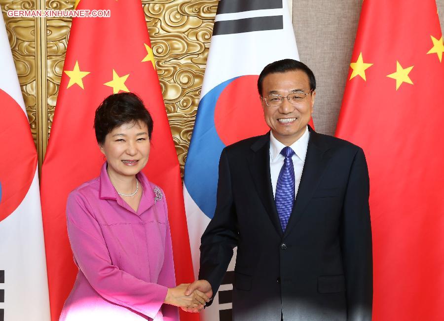 CHINA-LI KEQIANG-ROK-PRESIDENT-MEETING(CN)