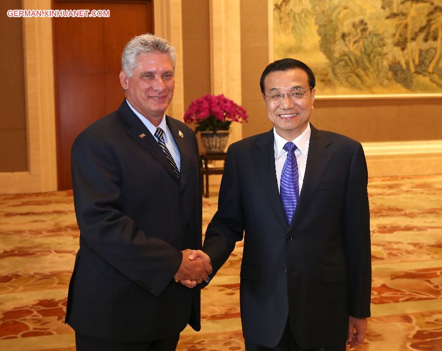 CHINA-LI KEQIANG-CUBA-GUEST-MEETING(CN)