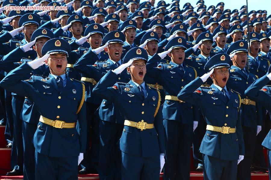 CHINA-BEIJING-V-DAY PARADE-MILITARY BAND-CHORUS (CN)