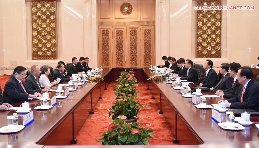 CHINA-BEIJING-LI KEQIANG-THAI DEPUTY PM-MEETING (CN)