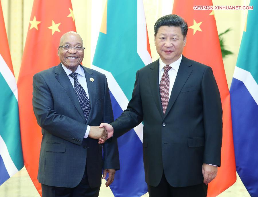 CHINA-SOUTH AFRICA-PRESIDENTS-MEETING (CN)