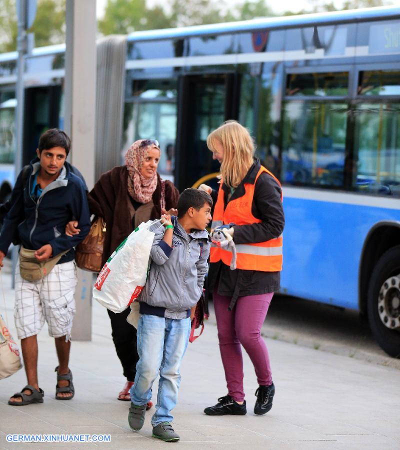 GERMANY-MUNICH-REFUGEES-ARRIVAL