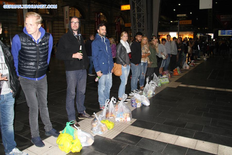 GERMANY-FRANKFURT-MIGRANTS-ARRIVAL