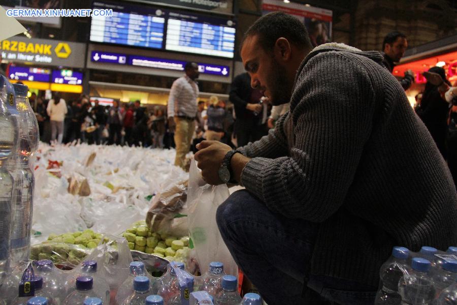 GERMANY-FRANKFURT-MIGRANTS-ARRIVAL