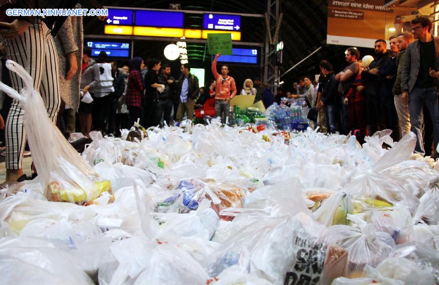 GERMANY-FRANKFURT-MIGRANTS-ARRIVAL