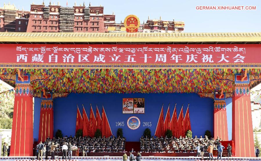 CHINA-LHASA-50TH ANNIVERSARY OF TIBET'S AUTONOMY-CELEBRATIONS (CN)