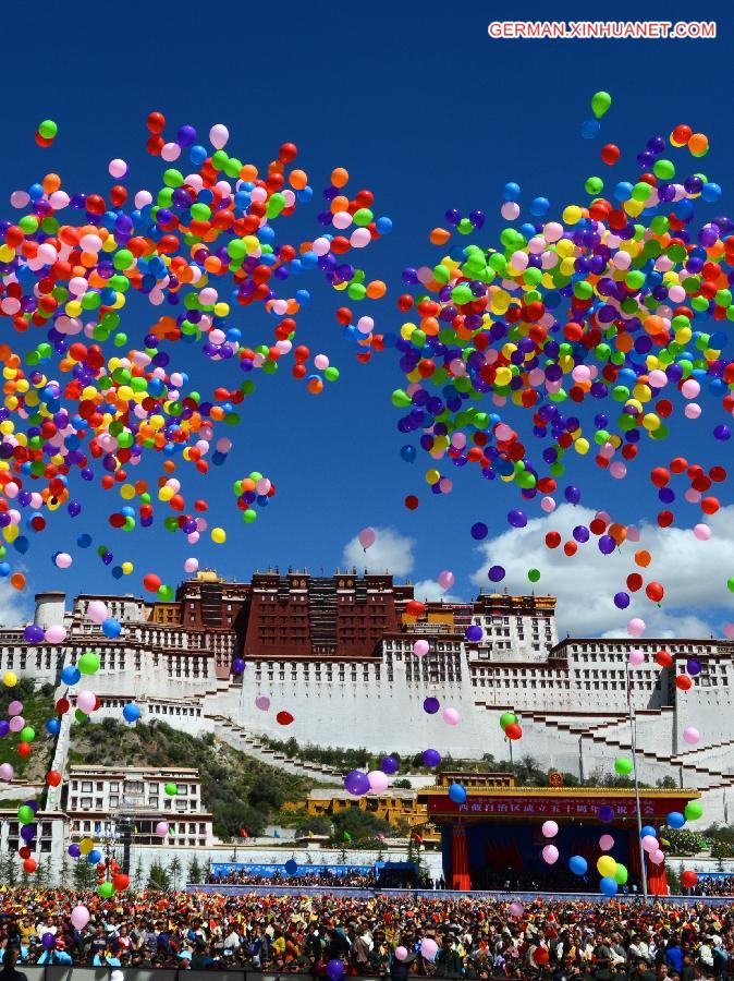 CHINA-LHASA-50TH ANNIVERSARY OF TIBET'S AUTONOMY-CELEBRATIONS (CN)