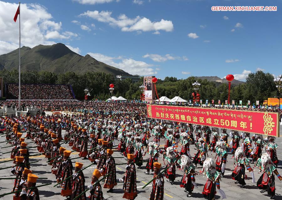 CHINA-LHASA-50TH ANNIVERSARY OF TIBET'S AUTONOMY-CELEBRATIONS (CN)