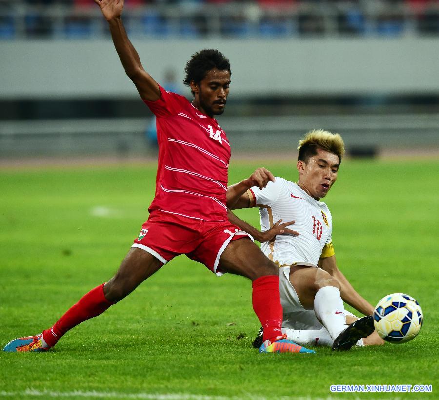 (SP)CHINA-SHENYANG-SOCCER-FIFA WORLD CUP 2018 QUALIFYING MATCH-CHINA VS MALDIVES (CN)