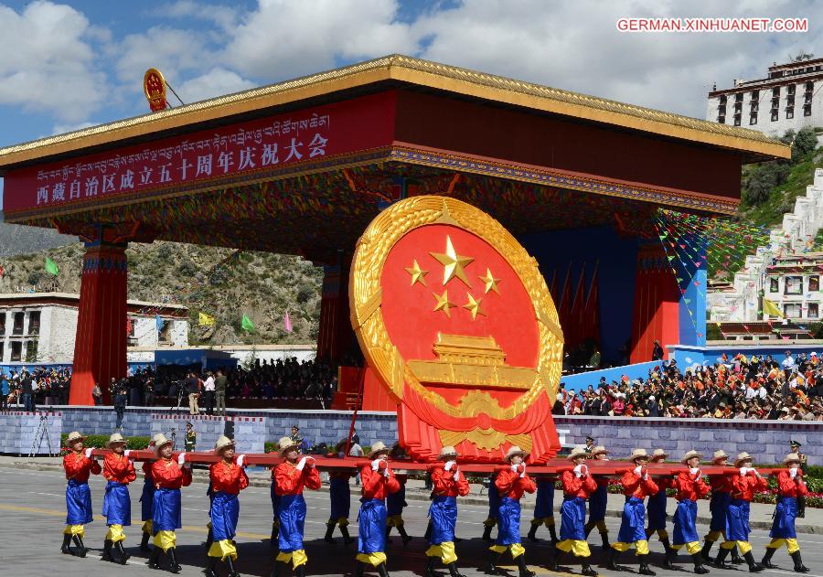 CHINA-LHASA-50TH ANNIVERSARY OF TIBET'S AUTONOMY-CELEBRATIONS (CN)