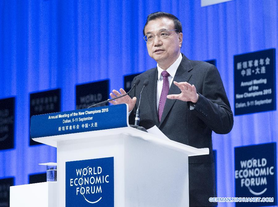 CHINA-LI KEQIANG-SUMMER DAVOS-OPENING CEREMONY (CN)