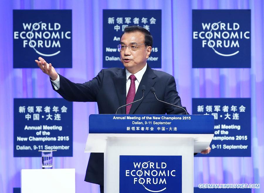 CHINA-LI KEQIANG-SUMMER DAVOS-OPENING CEREMONY (CN)