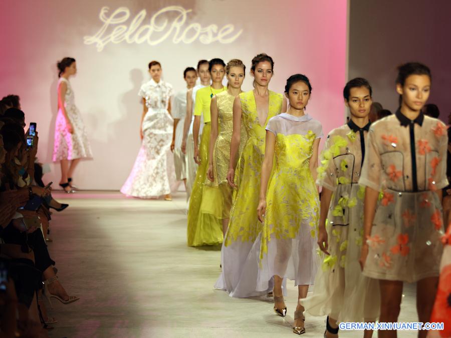 U.S.-NEW YORK-FASHION WEEK-LELA ROSE