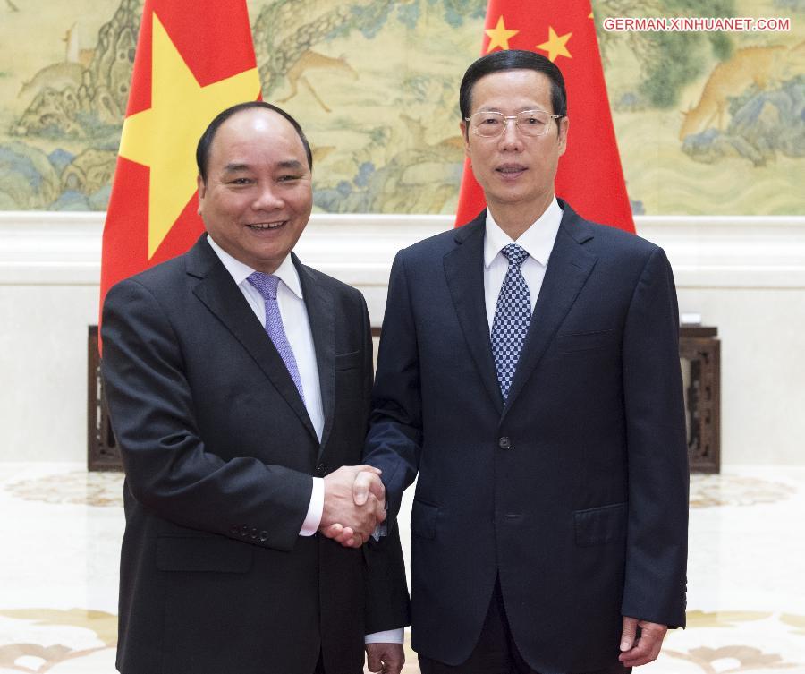 CHINA-BEIJING-ZHANG GAOLI-VIETNAMESE DEPUTY PM-TALKS (CN)