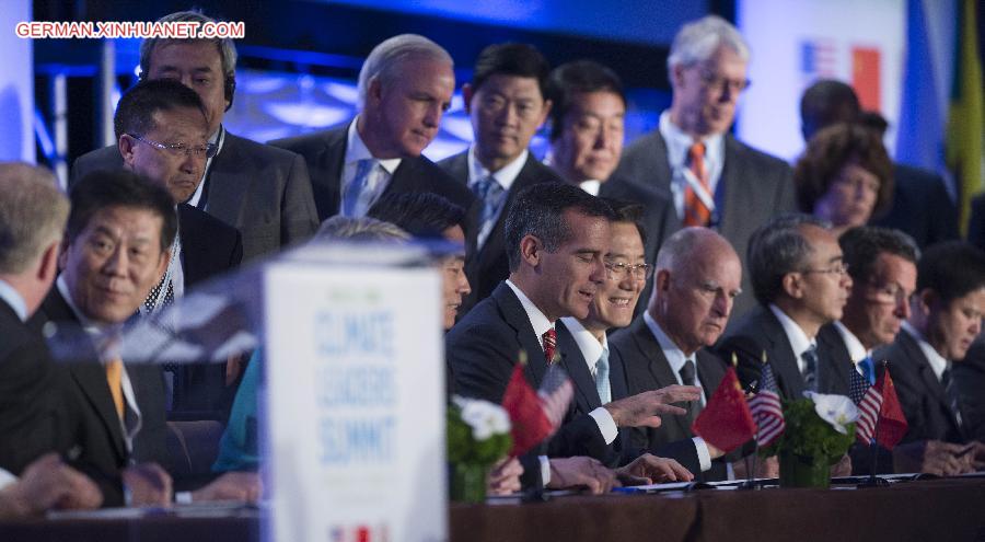 U.S.-LOS ANGELES-CLIMATE LEADERS SUMMIT