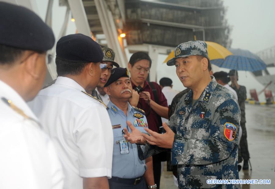 MALAYSIA-CHINA-MILITARY EXERCISE-ARRIVAL