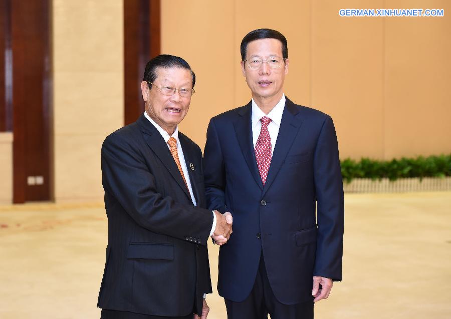 CHINA-NANNING-ZHANG GAOLI-LAOTIAN DEPUTY PM-MEETING (CN) 