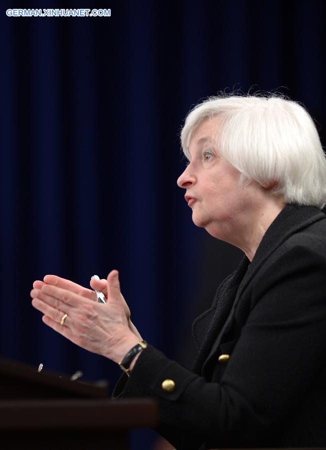 U.S.-WASHINGTON D.C.-FEDERAL RESERVE-YELLEN-PRESS CONFERENCE