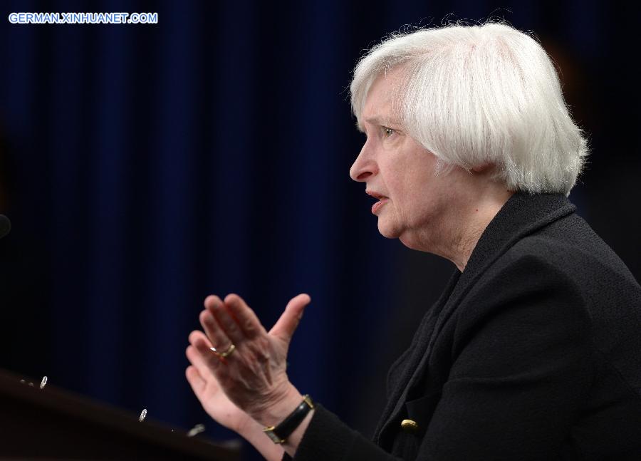 U.S.-WASHINGTON D.C.-FEDERAL RESERVE-YELLEN-PRESS CONFERENCE