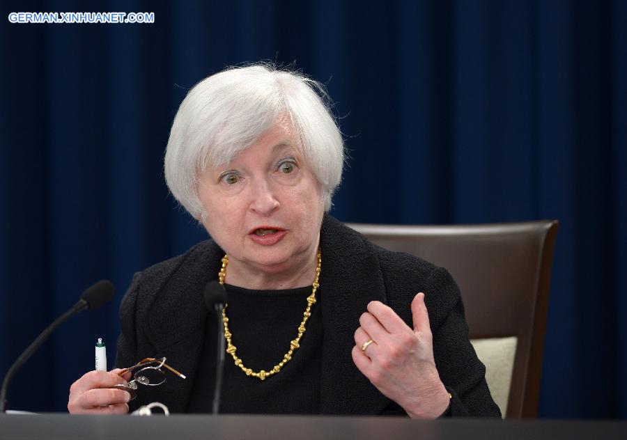 U.S.-WASHINGTON D.C.-FEDERAL RESERVE-YELLEN-PRESS CONFERENCE