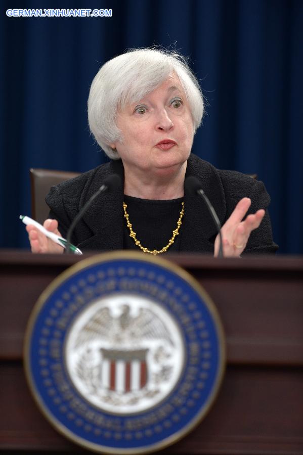 U.S.-WASHINGTON D.C.-FEDERAL RESERVE-YELLEN-PRESS CONFERENCE