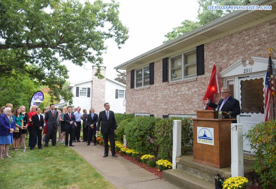 U.S.-MUSCATINE-SINO-U.S.FRIENDSHIP HOUSE-OPENING CEREMONY