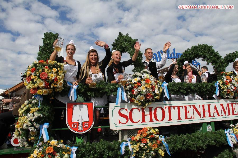 GERMANY-MUNICH-BEER FESTIVAL-OPEN