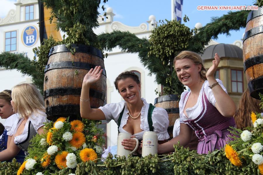 GERMANY-MUNICH-BEER FESTIVAL-OPEN