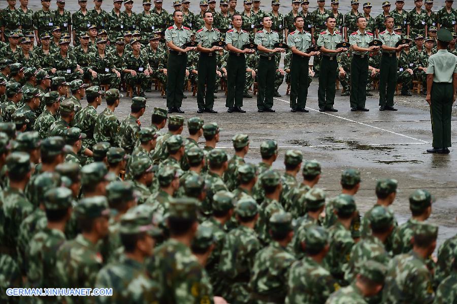 #CHINA-GUANGDONG-NEW SOLDIERS-MILITARY TRAINING (CN*)