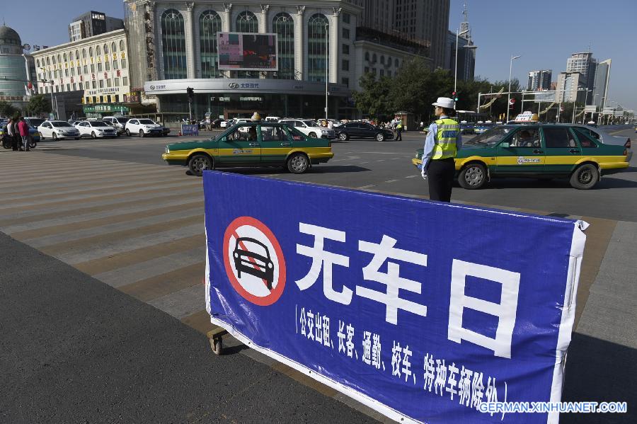 CHINA-NINGXIA-CAR FREE DAY (CN)