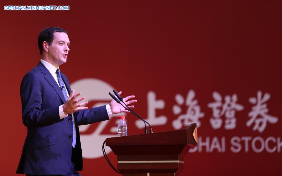 CHINA-SHANGHAI-BRITAIN-OSBORNE-SPEECH(CN)