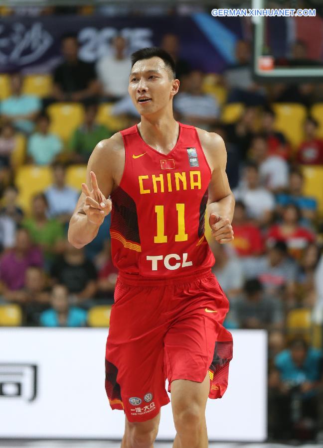 (SP)CHINA-CHANGSHA-FIBA-2015 ASIA CHAMPIONSHIP-GROUP C-CHINA VS SINGAPORE