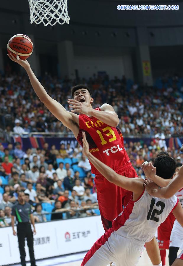 (SP)CHINA-CHANGSHA-FIBA-2015 ASIA CHAMPIONSHIP-GROUP C-CHINA VS SINGAPORE