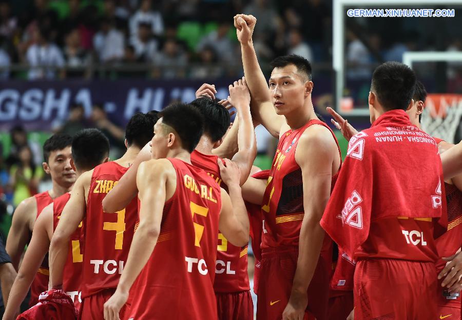 (SP)CHINA-CHANGSHA-FIBA-2015 ASIA CHAMPIONSHIP-GROUP C-CHINA VS SINGAPORE