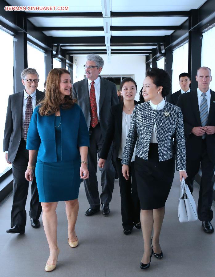 U.S.-SEATTLE-CHINA-PENG LIYUAN-VISIT 