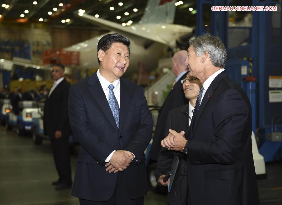 U.S.-SEATTLE-CHINA-XI JINPING-BOEING-VISIT