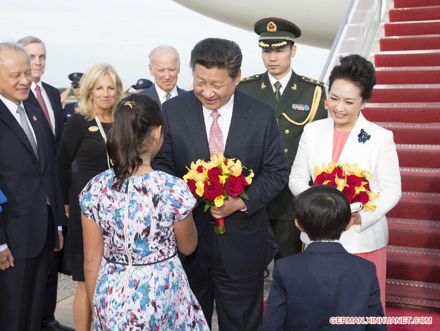 U.S.-WASHINGTON D.C.-CHINA-XI JINPING-ARRIVAL