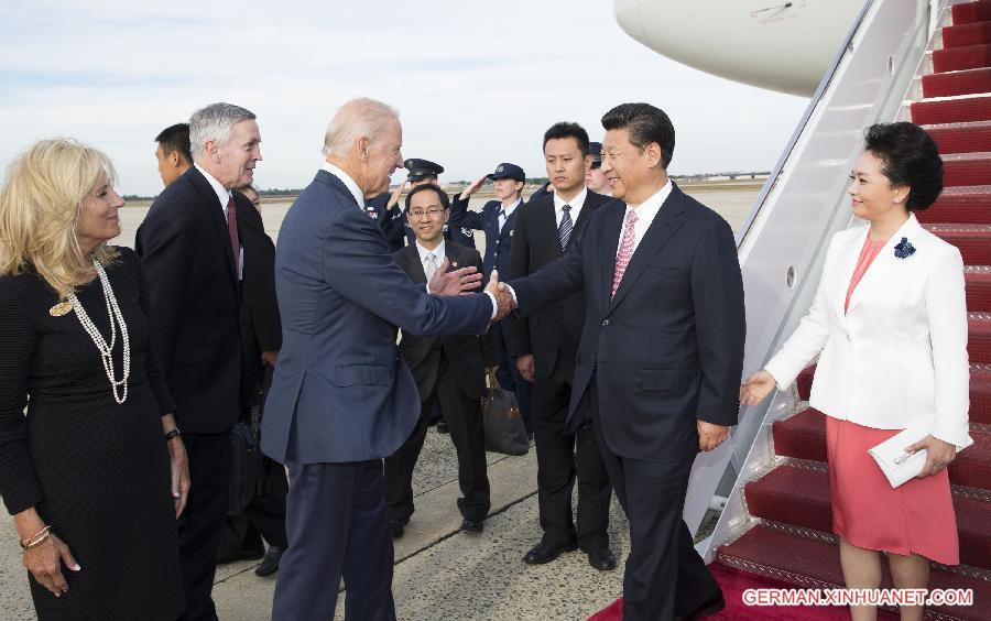 U.S.-WASHINGTON D.C.-CHINA-XI JINPING-ARRIVAL