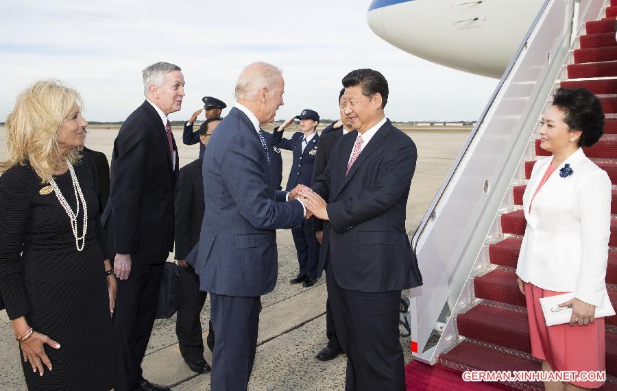 U.S.-WASHINGTON D.C.-CHINA-XI JINPING-ARRIVAL