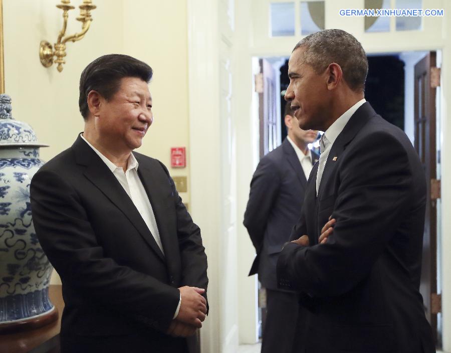 U.S.- WASHINGTON D.C.-CHINA-XI JINPING-OBAMA-MEETING