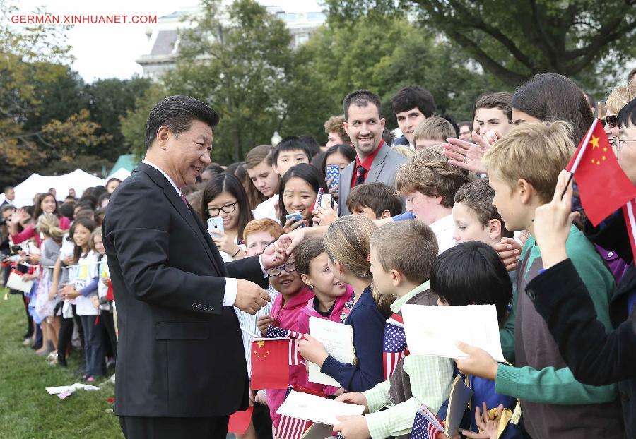 U.S.-WASHINGTON D.C.-CHINA-XI JINPING-WELCOME CEREMONY-BARACK OBAMA  