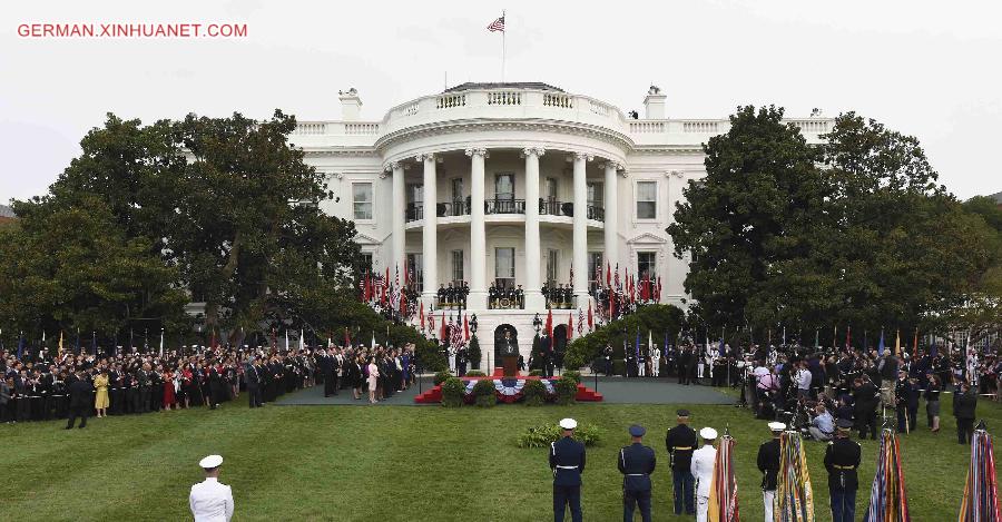 U.S.-WASHINGTON D.C.-CHINA-XI JINPING-WELCOME CEREMONY-BARACK OBAMA  