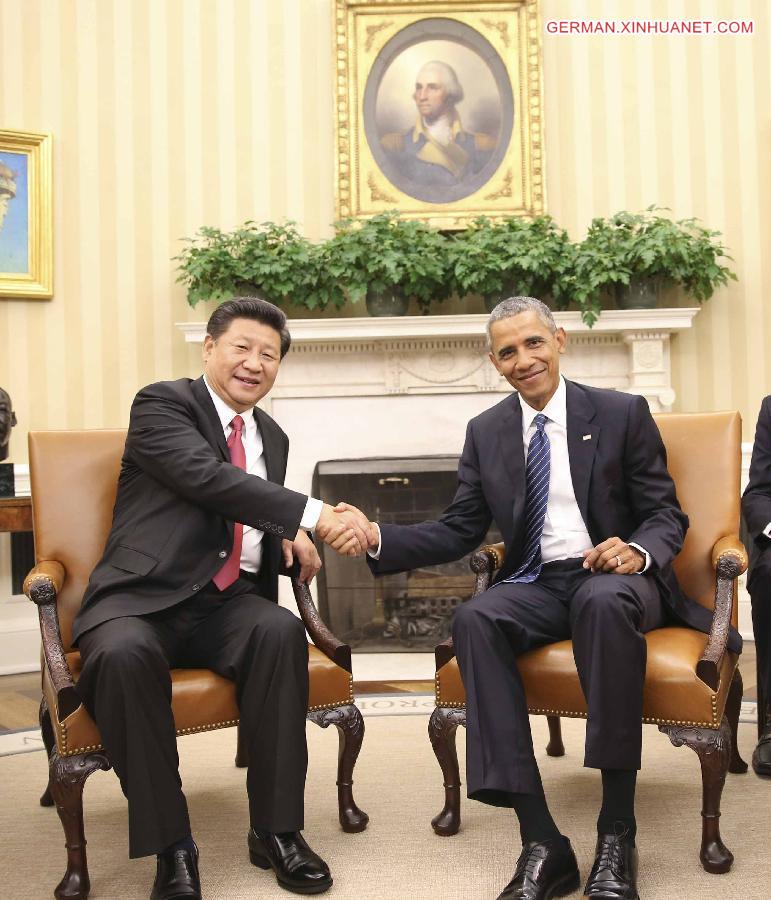 U.S.-WASHINGTON D.C.-CHINA-XI JINPING-BARACK OBAMA-TALKS  